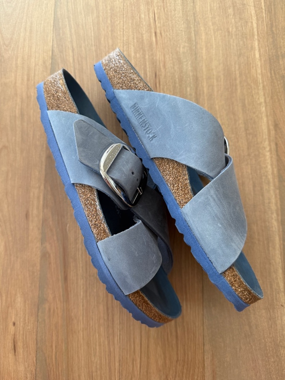 Birkenstock Crisscross Slide Sandals in Blue
B - Picture 4 of 4
